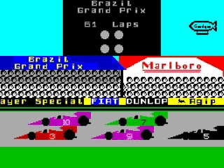 Formula One screenshot 3 for ZX Spectrum